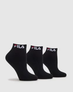 Fila Unisex Ped Socks 3pk
