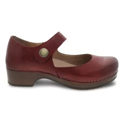 Dansko Beatrice Red Waxy Burnished -Shoe Promotion 9423227800 VIS