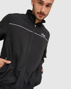 Fila Classic Men's Microfibre Jacket -Shoe Promotion ACJ11134 001 M 4