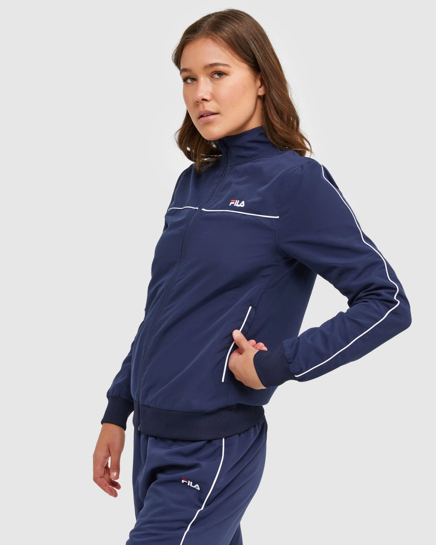 Fila Classic Women's Microfibre Jacket 4 Fila Classic Women's Microfibre Jacket - Image 2