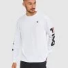 Fila Classic Men's Long Sleeve Tee -Shoe Promotion ACT11099 100 M 1