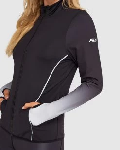 Fila Women's Edlyn Jacket -Shoe Promotion ASJ22714 001 W 6