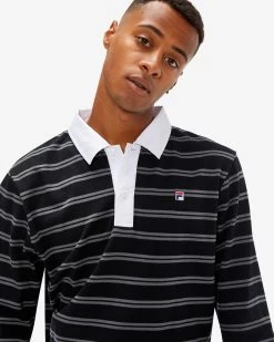 Fila Men's Badge Rugby Polo -Shoe Promotion ASL12673 001 M 4
