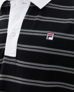 Fila Men's Badge Rugby Polo -Shoe Promotion ASL12673 001 M 5