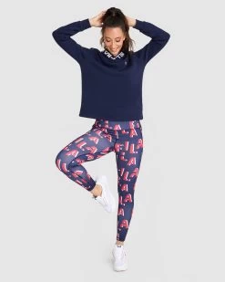 Fila Women's Peta Tight -Shoe Promotion ASP22154 777 W 6