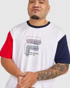 Fila Men's Plus Lennox Tee -Shoe Promotion AST12786B 100 M 4