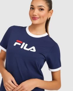 Fila Women's Evie Ringer Tee 11 Fila Women's Evie Ringer Tee -Shoe Promotion AST22352 777 W 4