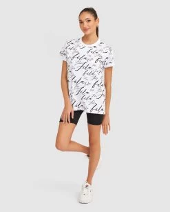 Fila Women's Gioia Tee 13 Fila Women's Gioia Tee -Shoe Promotion AST22366 100 W 6