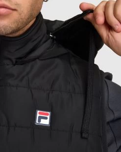 Fila Men's Elijah Puff Vest -Shoe Promotion ASV12864 001 M 7