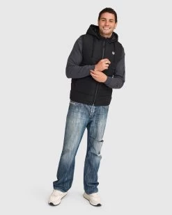 Fila Men's Elijah Puff Vest -Shoe Promotion ASV12864 001 M 8