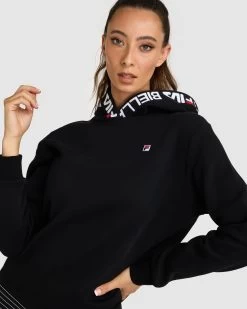 Fila Women's Tina Hoody -Shoe Promotion ASW22156 001 W 4