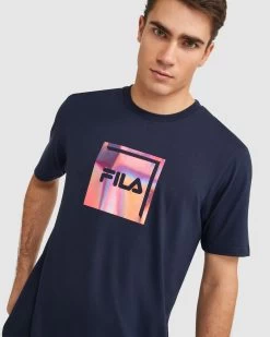 Fila Men's Elio UK Tee -Shoe Promotion FW23SPM033 410 M 4