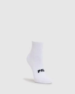 Fila Unisex Youth Qtr Socks 3pk -Shoe Promotion YTH3PKQTR 100 A 3