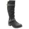 Black & Grey Robin Knee High Boots | Lotus -Shoe Promotion black grey robin knee high boots lotus p13041 30813 medium