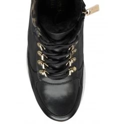 Black Leather & Leopard-Print Saskia High Top Trainers | Stressless By Lotus -Shoe Promotion black leather leopard print saskia high top trainers stressless by lotus p13045 30856 medium