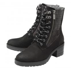 Black Leather Oklahoma Ankle Boots | Lotus 7 Black Leather Oklahoma Ankle Boots | Lotus -Shoe Promotion black leather oklahoma ankle boots lotus p13356 32317 medium