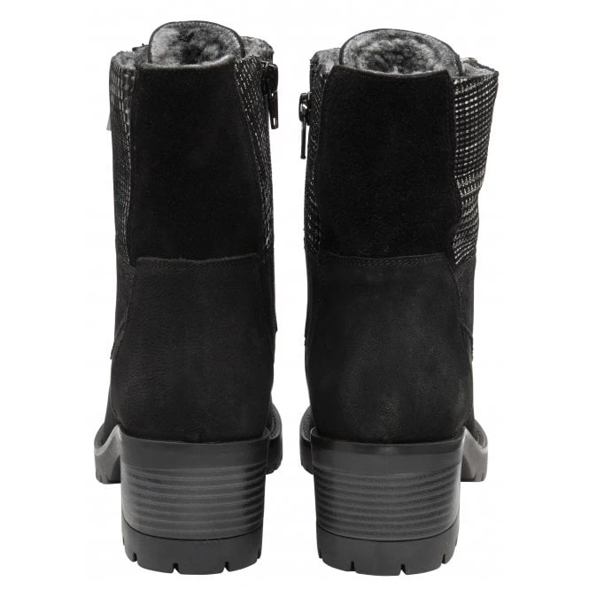 Black Leather Oklahoma Ankle Boots | Lotus 5 Black Leather Oklahoma Ankle Boots | Lotus - Image 3