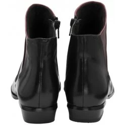 Black Multi-Leather Bethan Zip-Up Ankle Boots | Lotus -Shoe Promotion black multi leather bethan zip up ankle boots lotus p13424 31918 medium