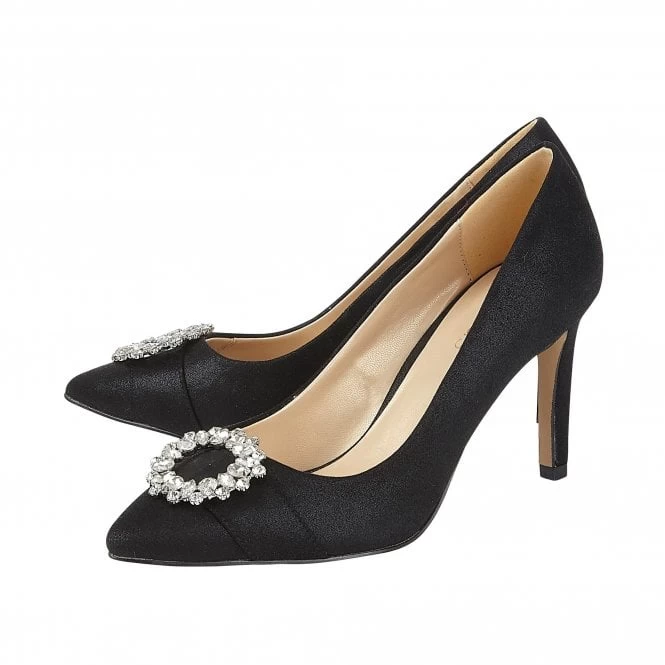 Black Radiance Pointed Toe Court Shoes | Lotus 4 Black Radiance Pointed Toe Court Shoes | Lotus - Image 2