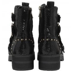 Black Snake-Print Eve Ankle Boots | Lotus -Shoe Promotion black snake print eve ankle boots lotus p13017 30683 medium