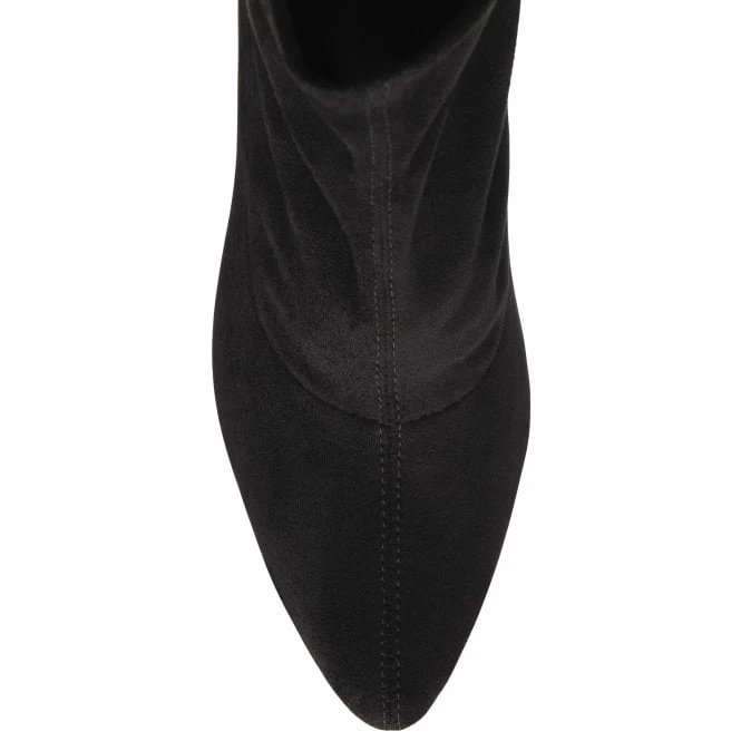 Black-Stretch Microfibre Camilla Ankle Boots | Lotus 6 Black-Stretch Microfibre Camilla Ankle Boots | Lotus - Image 4