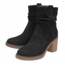 Black Textile Danica Heeled Ankle Boots | Lotus 7 Black Textile Danica Heeled Ankle Boots | Lotus -Shoe Promotion black textile danica heeled ankle boots lotus p13360 32013 medium