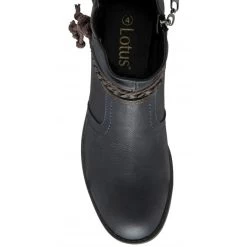 Blue Dana Zip-Up Ankle Boots | Lotus -Shoe Promotion blue dana zip up ankle boots lotus p13068 30612 medium