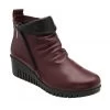 Bordo Leather Cordelia Wedge Ankle Boots | Lotus -Shoe Promotion bordo leather cordelia wedge ankle boots lotus p13470 31988 medium
