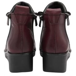 Bordo Leather Cordelia Wedge Ankle Boots | Lotus -Shoe Promotion bordo leather cordelia wedge ankle boots lotus p13470 31990 medium