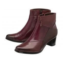 Shoe Promotion -Shoe Promotion bordo multi leather booker heeled ankle boots lotus p13423 31929 medium