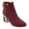 Bordo Textile Cassandra Heeled Ankle Boots | Lotus -Shoe Promotion bordo textile cassandra heeled ankle boots lotus p13444 31952 medium