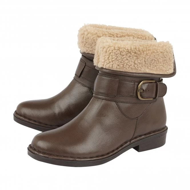 Brown Leather Matterhorn Ankle Boots | Lotus 4 Brown Leather Matterhorn Ankle Boots | Lotus - Image 2