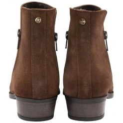 Chestnut Suede Daisy Zip-Up Ankle Boots | Lotus -Shoe Promotion chestnut suede daisy zip up ankle boots lotus p13450 32010 medium