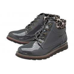 Grey & Leopard-Print Patent Naomi Lace-Up Ankle Boots | Lotus -Shoe Promotion grey leopard print patent naomi lace up ankle boots lotus p13037 30738 medium