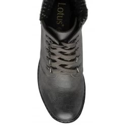 Grey Philomena Wedge Ankle Boots | Lotus -Shoe Promotion grey philomena wedge ankle boots lotus p13039 30812 medium