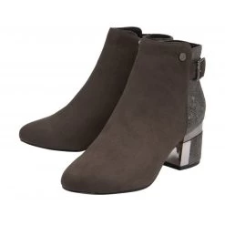 Grey Textile Cassandra Heeled Ankle Boots | Lotus 7 Grey Textile Cassandra Heeled Ankle Boots | Lotus -Shoe Promotion grey textile cassandra heeled ankle boots lotus p13445 31957 medium