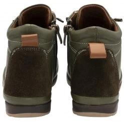 Khaki & Tan Leather Frida Ankle Boots | Lotus -Shoe Promotion khaki tan leather frida ankle boots lotus p13474 32118 medium