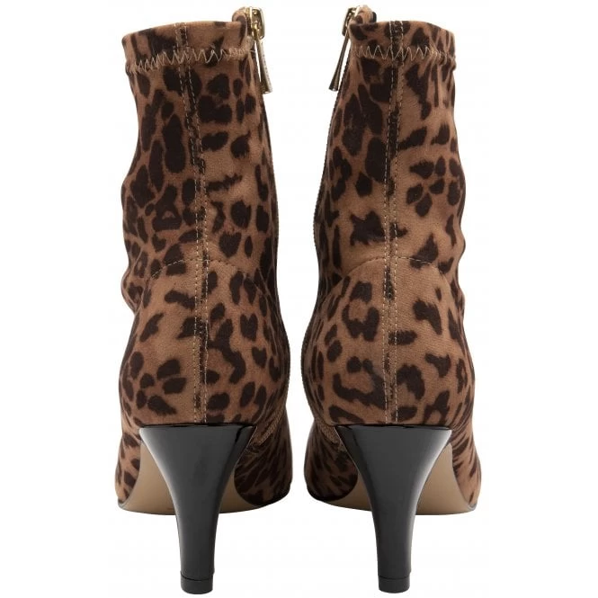 Leopard-Print Strech Microfibre Camilla Ankle Boots | Lotus 5 Leopard-Print Strech Microfibre Camilla Ankle Boots | Lotus - Image 3