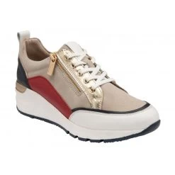 Natural Multi-Leather Sanford Casual Trainers | Stressless By Lotus