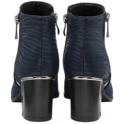 Navy & Animal-Print Rebecca Ankle Boots | Lotus -Shoe Promotion navy animal print rebecca ankle boots lotus p13456 32346 medium