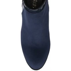 Navy & Animal-Print Rebecca Ankle Boots | Lotus -Shoe Promotion navy animal print rebecca ankle boots lotus p13456 32347 medium