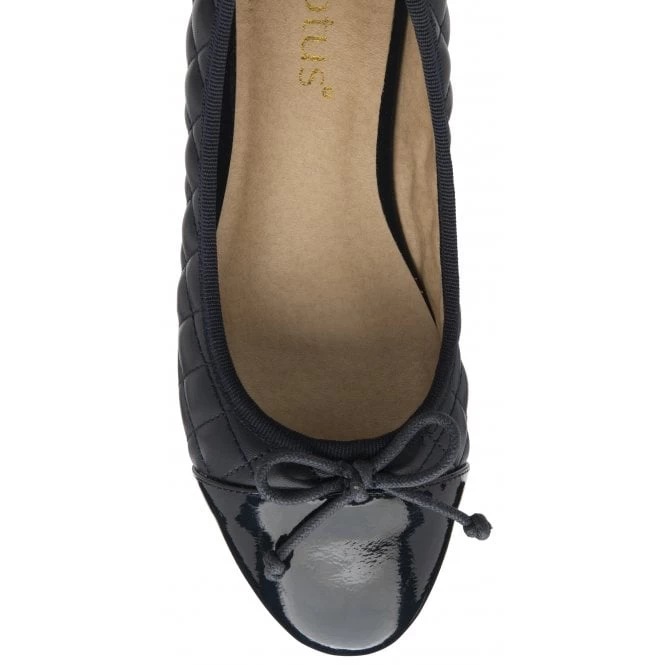 Navy Ivy Ballerina Shoes | Lotus 6 Navy Ivy Ballerina Shoes | Lotus - Image 4