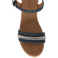 Navy Nantes Open-Toe Wedge Sandals | Lotus -Shoe Promotion navy nantes open toe wedge sandals lotus p13772 32856 medium