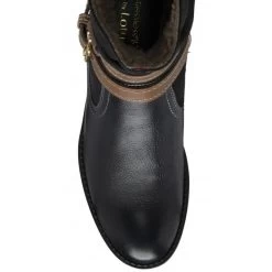 Navy & Tan Leather Salsa Mid-Calf Boots | Stressless By Lotus -Shoe Promotion navy tan leather salsa mid calf boots stressless by lotus p13102 30844 medium