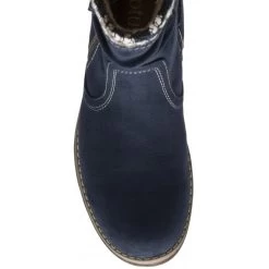 Navy Textile Sandy Zip-Up Ankle Boots | Lotus -Shoe Promotion navy textile sandy zip up ankle boots lotus p13421 32363 medium