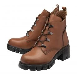 Tan Leather Lacie Heeled Ankle Boots | Lotus -Shoe Promotion tan leather lacie heeled ankle boots lotus p13439 32543 medium