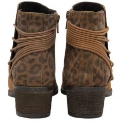 Tan Leather & Leopard-Print Leather Etta Zip-Up Ankle Boots | Lotus -Shoe Promotion tan leather leopard print leather etta zip up ankle boots lotus p13430 32102 medium