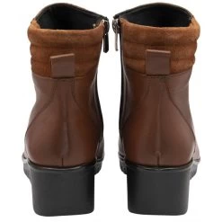 Tan Leather & Suede Delphine Wedge Ankle Boots | Lotus -Shoe Promotion tan leather suede delphine wedge ankle boots lotus p13465 32058 medium