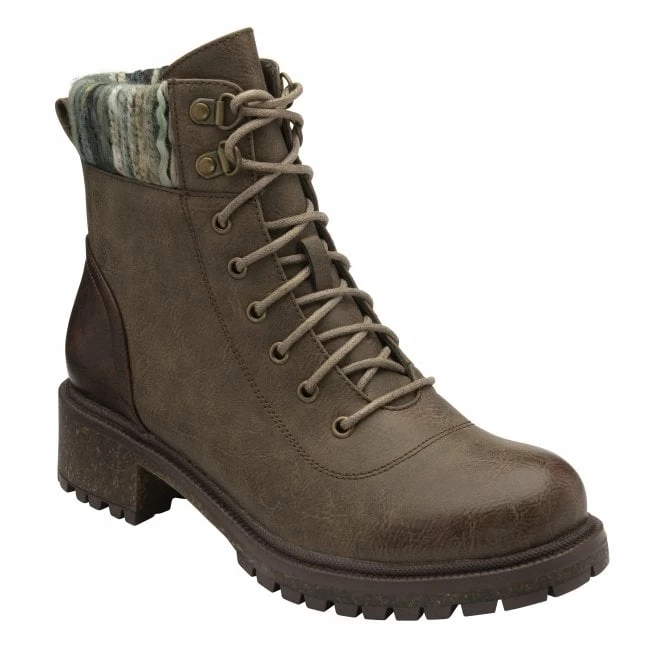 Taupe Hickory Zip-Up Ankle Boots | Lotus 3 Taupe Hickory Zip-Up Ankle Boots | Lotus