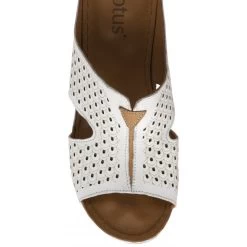 White Leather Genevieve Mule Sandals | Lotus 9 White Leather Genevieve Mule Sandals | Lotus -Shoe Promotion white leather genevieve mule sandals lotus p13584 32752 medium